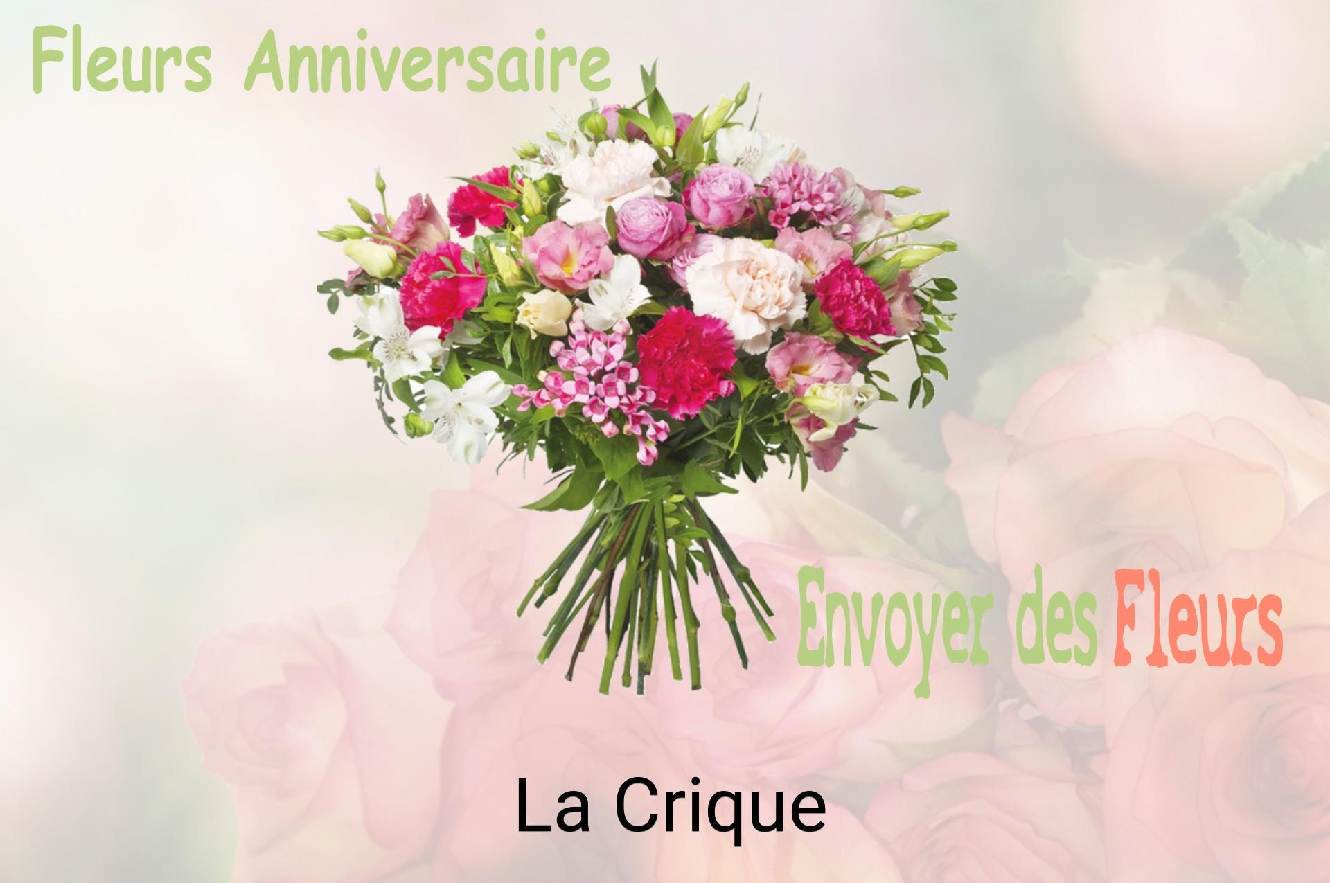 Bouquet de fleurs d’anniversaire livré à La Crique