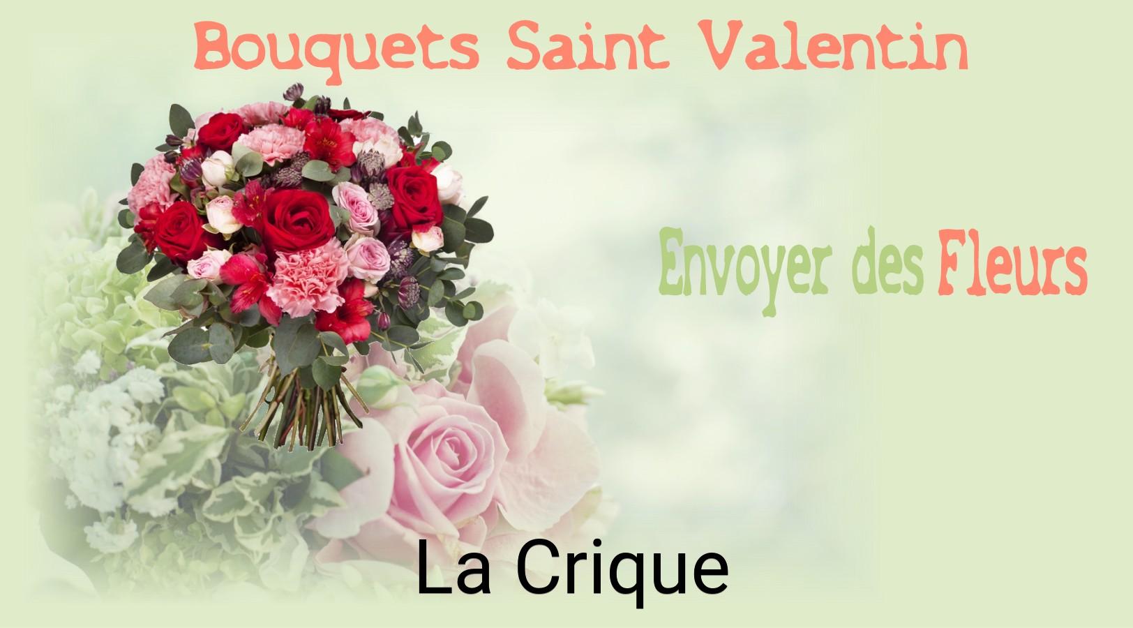 Roses de Saint-Valentin livrées à La Crique